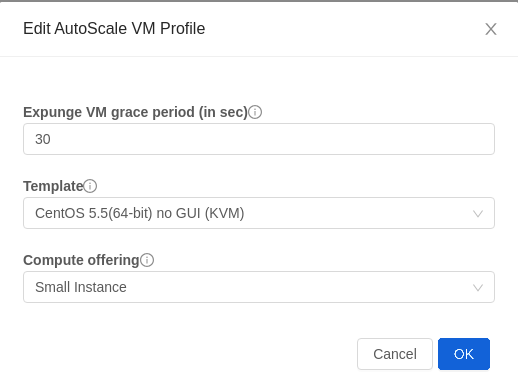Update AutoScale Instance Profile.